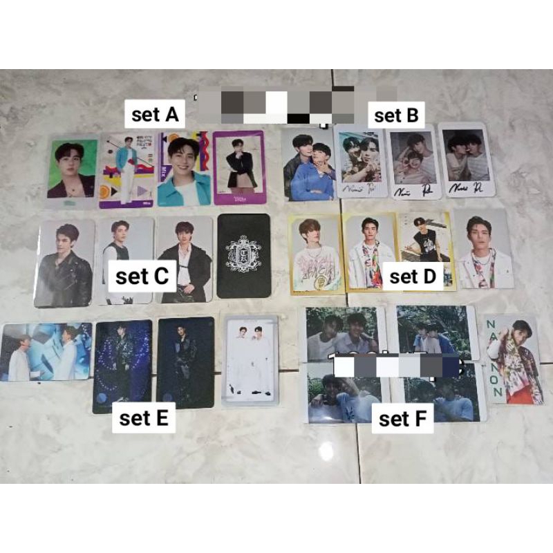 PHOTOCARD AKTOR THAI OFFICIAL, MIXXIW/ZEENUNEW/KINNPORSCHE/NETJAMESS/OFFGUN/BRIGHTWIN/OHMNON