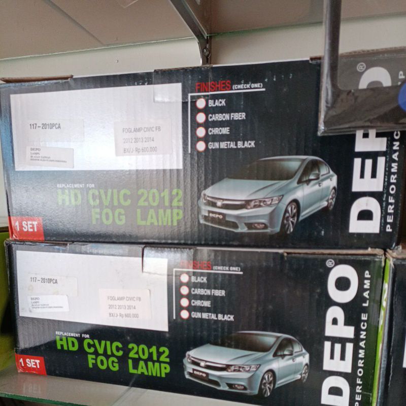lampu foglamp civic fb 2012 2013 2014 depo