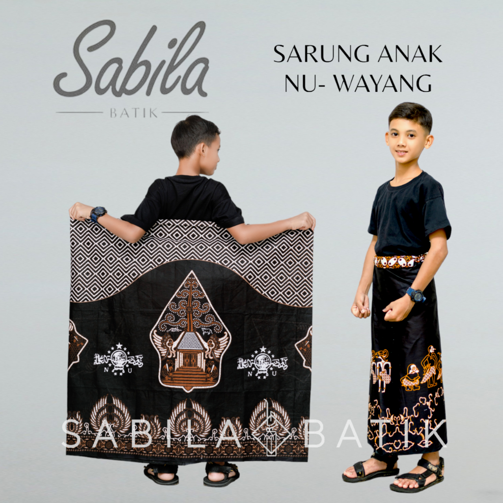 Sabila Sarung Batik Anak NU Wayang Pekalongan