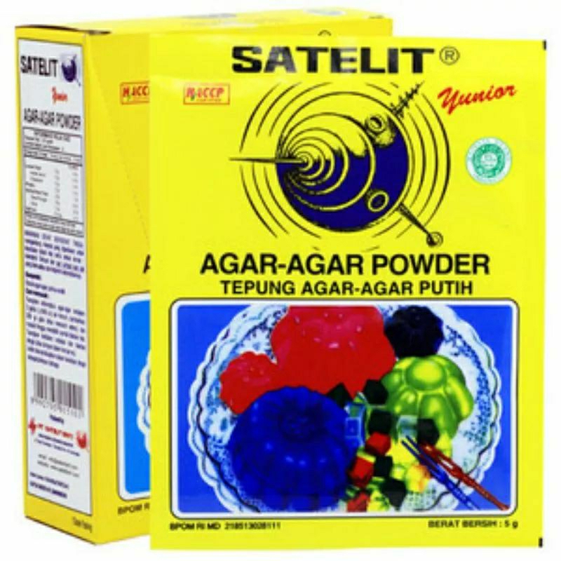 

Satelit serbuk jelly puding agar instan