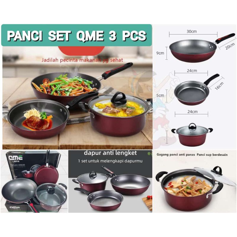 Panci Set QME 3in1