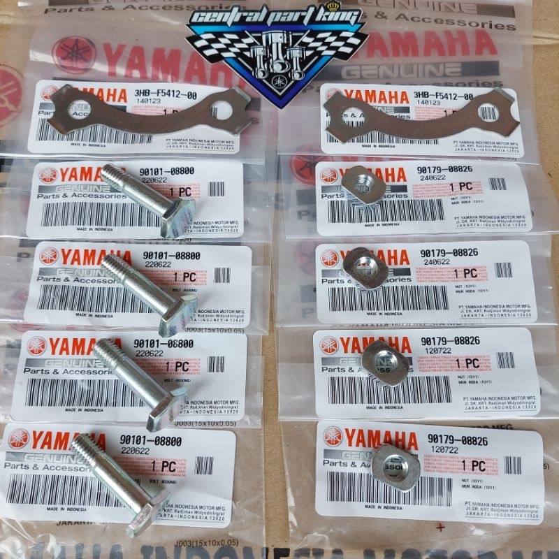 BAUT SET NAP GEAR ATAU GIR BELAKANG RX KING,RXS,YT115,RXZ,F1ZR,JUPITER Z ASLI ORI ORIGINAL YAMAHA YG