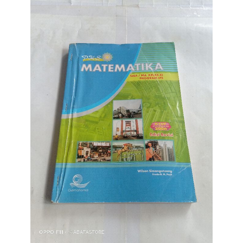 BUKU MATEMATIKA SMA MA KLS XI KTSP IPS WILSON SIMANGUNSONG