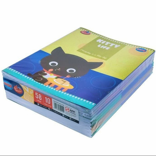 

Buku Tulis Sinar Dunia / Sidu 1 Pak 58 Lembar Isi 10 Buku / Buku Sekolahan / Buku Murah / Buku Premium