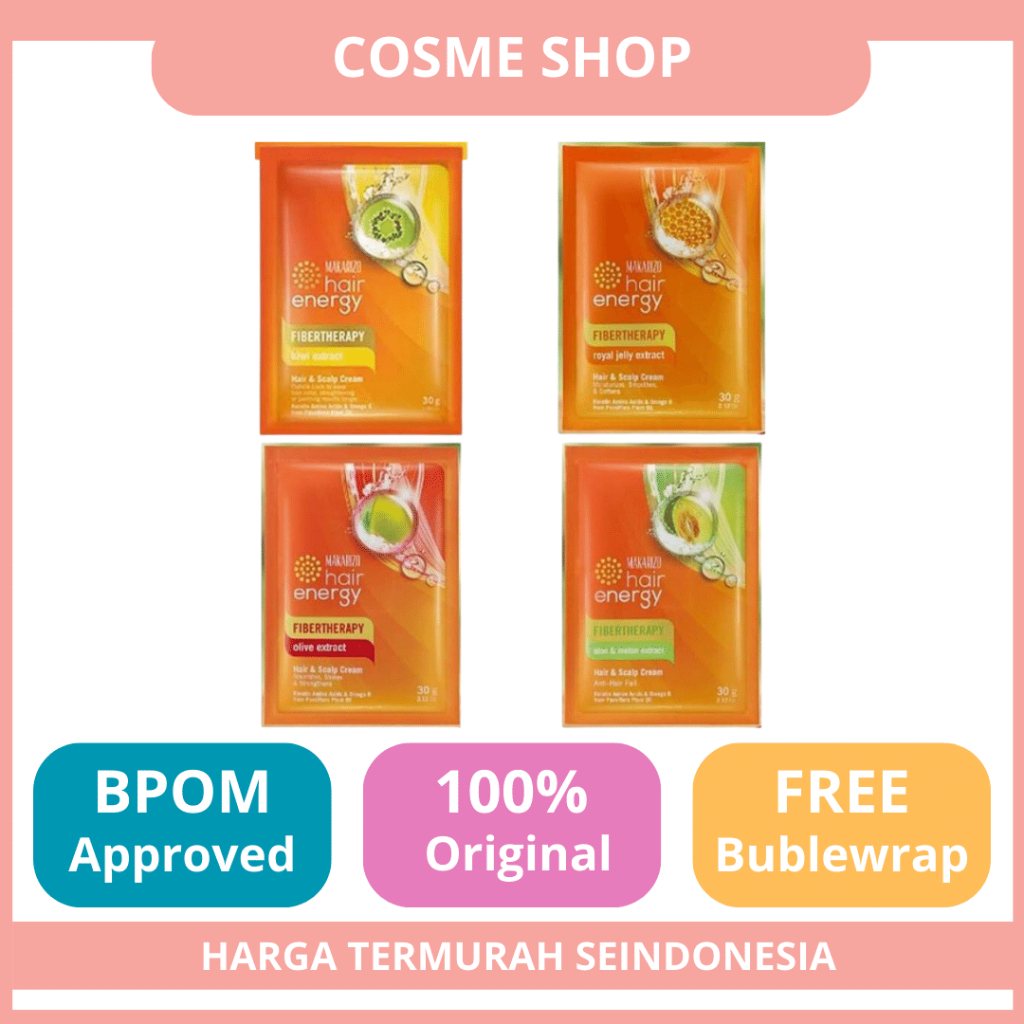 Makarizo Hair Energy Hair & Scalp Creambath Sachet/Hair Energy Makarizo