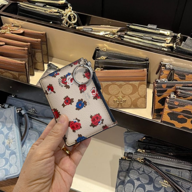 COACH ID Card Holder with Zip