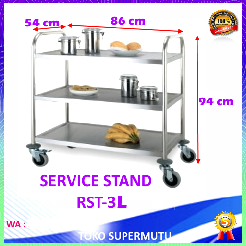 Rack Service Trolley Large RST-3L Trolley Service