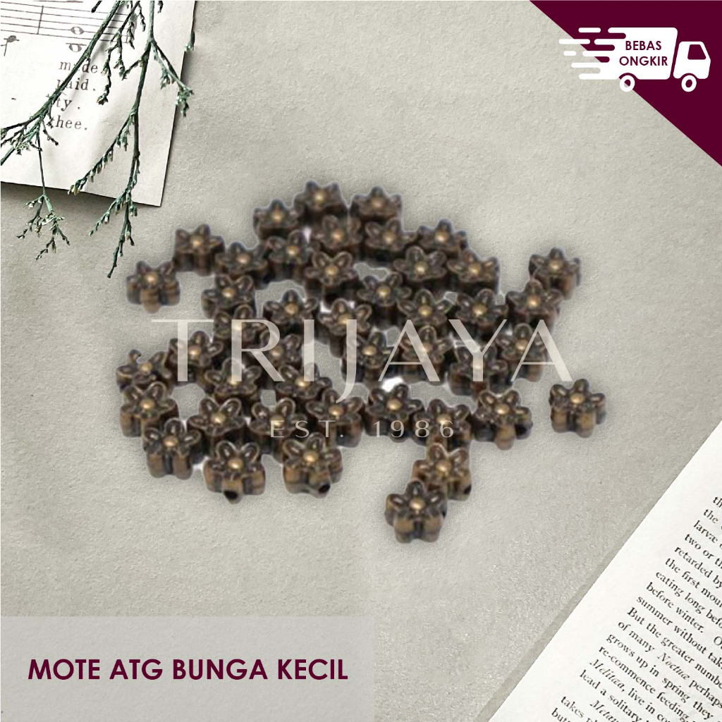 Sinergi Jaya Manik Mote ATG Motif Bunga Kecil
