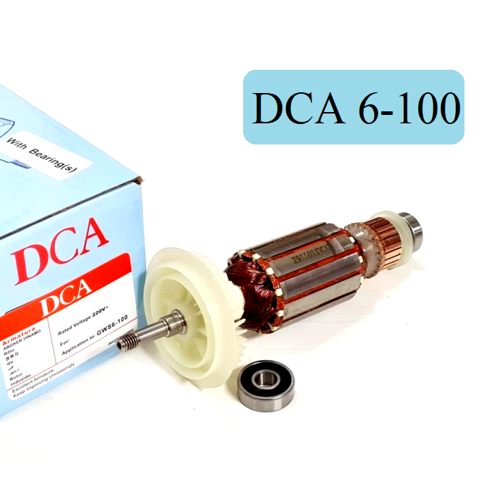 Armature GWS 6-100 DCA Angker Mesin Gerinda bosch GWS 6-100 / 060 DCA / Armature Gerinda Bosch GWS