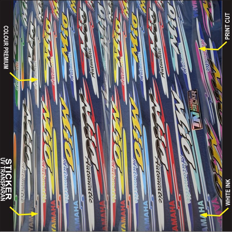 striping mio sporty transparan simple minimalis sticker mio sporty transparan smile murah keren mio 