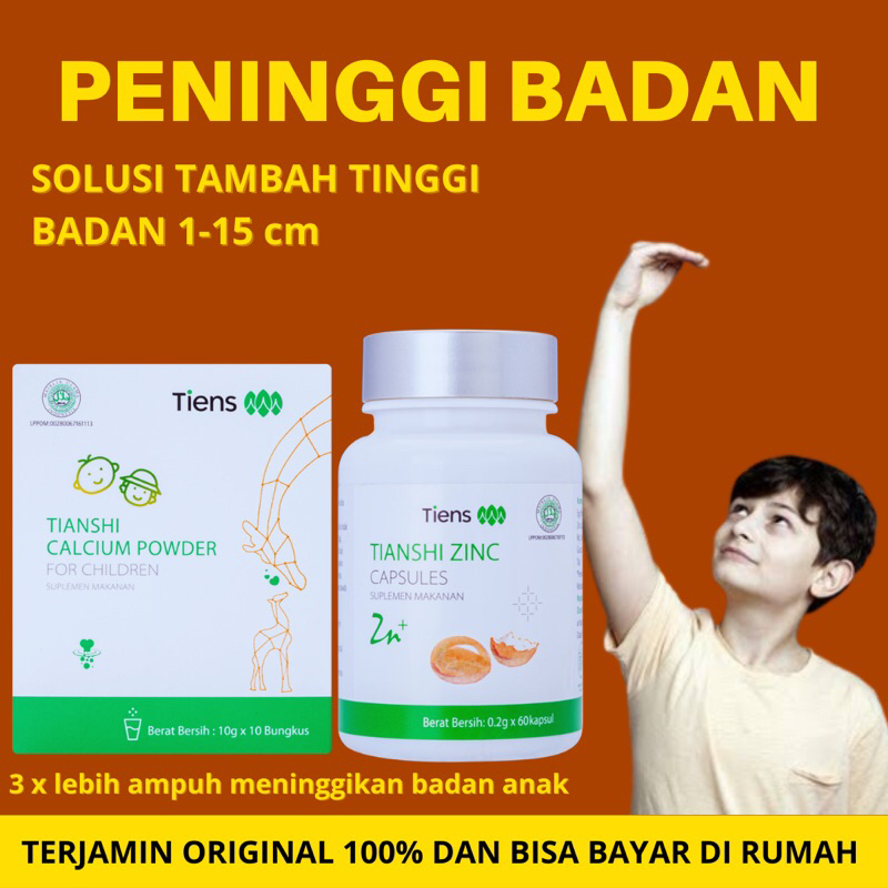VITAMIN ANAK KALSIUM & ZINC PRODUK ORI 100%
