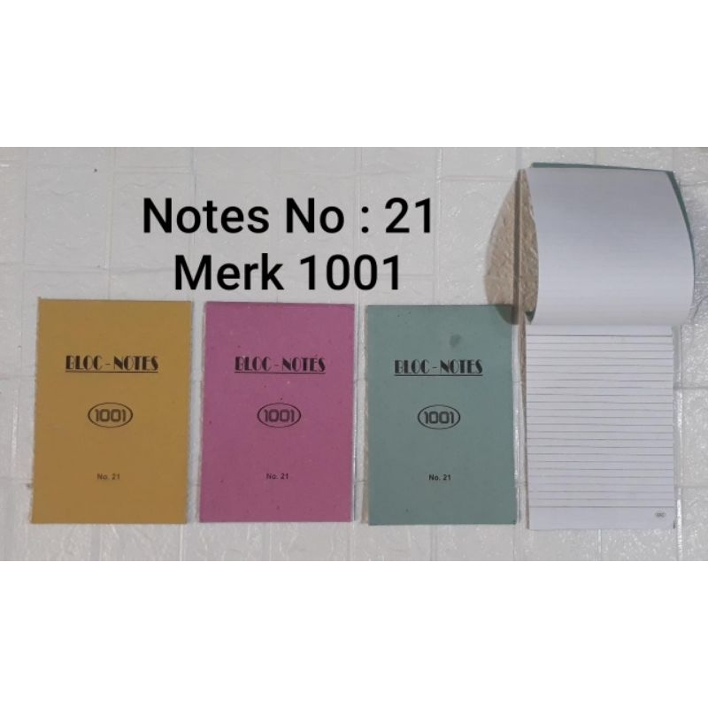 

notes 1001 no 21 # BOH