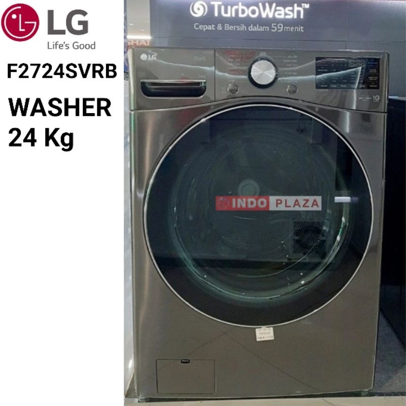 MESIN CUCI LG FRONT LOADING 24 Kg INVERTER AI DD F2724SVRB ThinQ