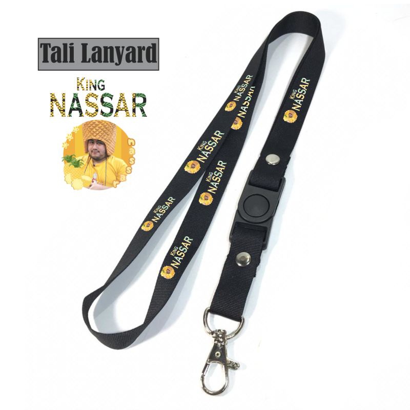 

Lanyard KING NASSAR tali lanyard NASSAR NANAS gantungan kunci name tag id card kartu nama / lanyard podss vapee gantungan / bisa cod lanyard best seller lanyard hitam lanyard murah / oring lengkap