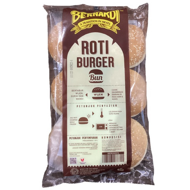 

bernardi roti burger wijen 6s (burger buns)