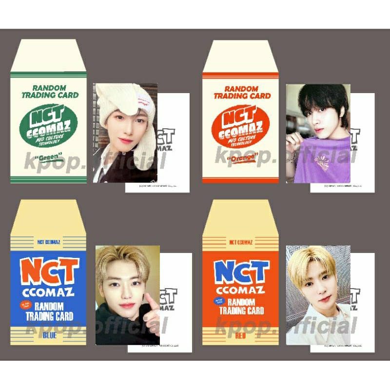 [ READY ] NCT CCOMAZ RANDOM TRADING CARD RANDOM PACK NCT DREAM NCT 127 NCT U WAYV PHOTOCARD