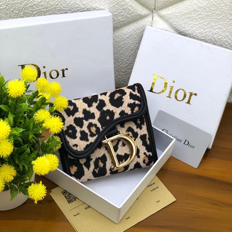 Dompet mini import Dior free box + dust bag