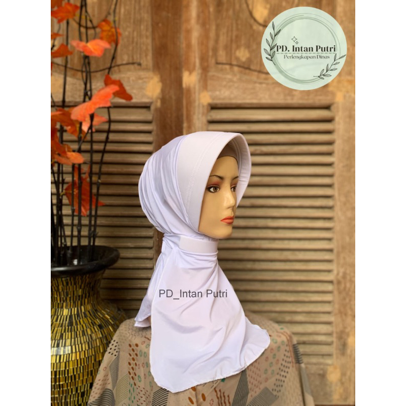 Jilbab Dinas warna Putih
