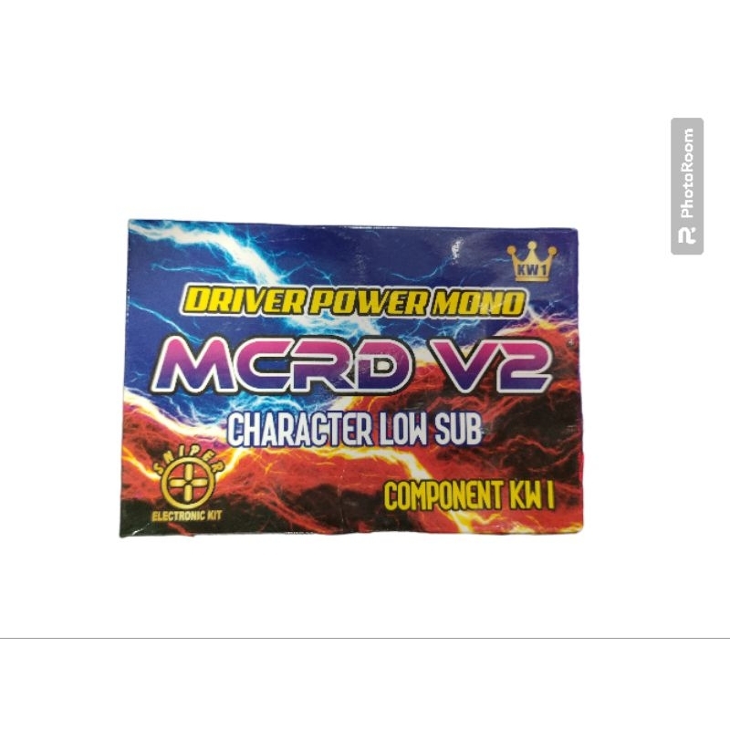 DRIVER MCRD V2 SNIPER LOW SUB KOMPONENT KW1.Kualitas terbaik