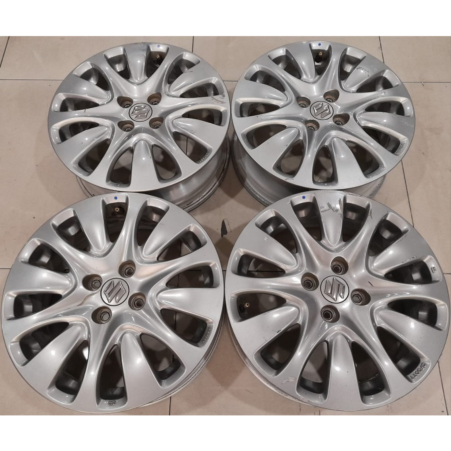 Velg mobil second Oem Baleno ring 16 pcd 4x100 bisa untuk Swift, Balen