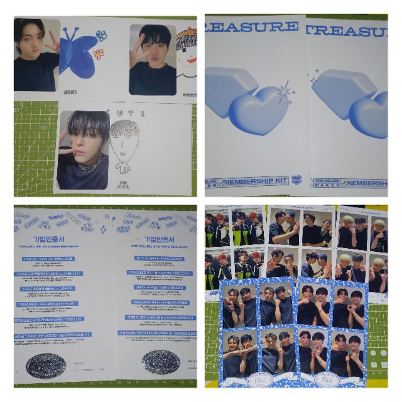 Want To Sell Memkit Treasure Ver 2.0 Haruto Jaehyuk Junkyu, diary certificate 4-cuts photo treasure 