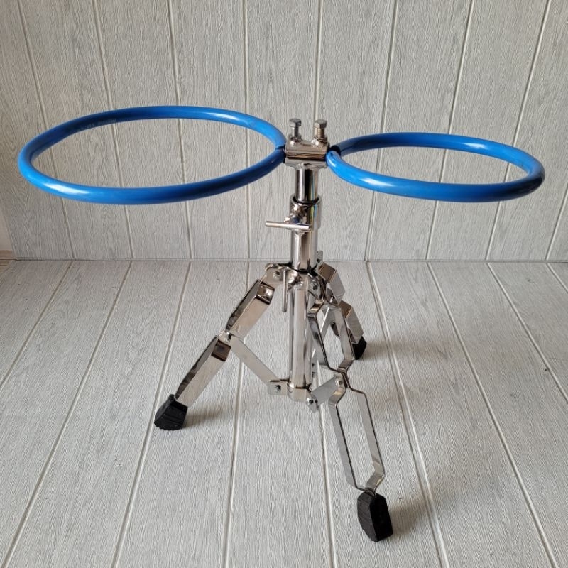 Sparepart Ring dan Stand Kaki Kendang Ketipung Kempul Jagrak Model Lipat dan Pipa Krom atau Hitam