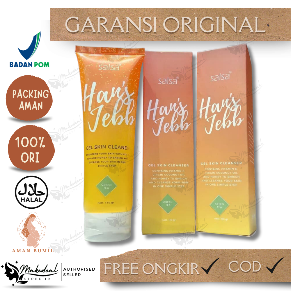 SALSA HANS JEBB PEELING GEL BPOM PERONTOK DAKI KOTORAN BADAN PENCERAH KETIAK BADAN ORIGINAL