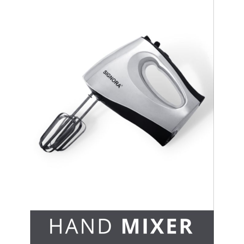 Hand Mixer Signora / Signora Hand Mixer Silver Berhadiah Langsung / Mixer Signora