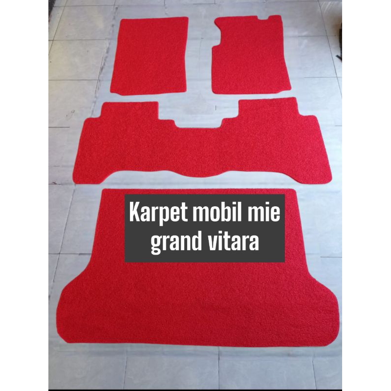 karpet mobil mie escudo vitara kotak 1994-2006 grand vitara 2006-2014