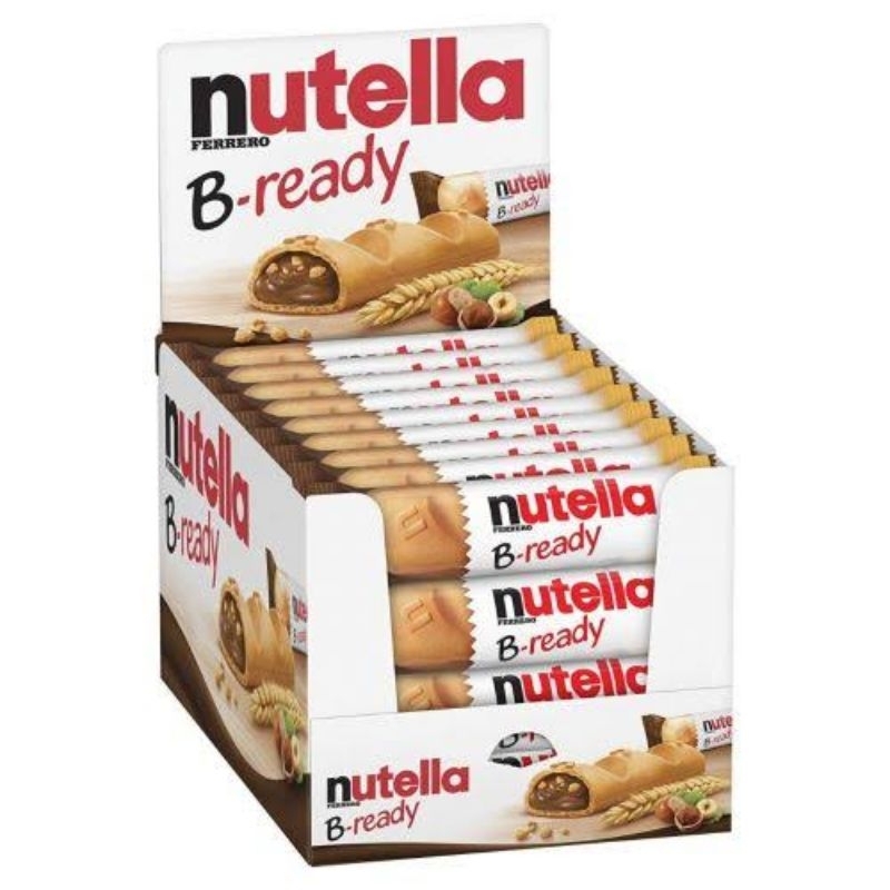 

.Coklat import | Sekotak Nutella Ferrero B ready isi 36 pcs halal ( ds bgr )