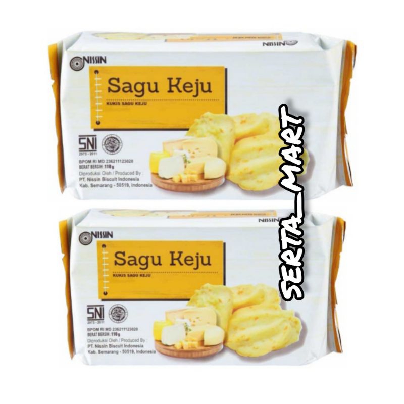 

Nissin Cookies Sagu Keju 110gr - Nissin Kue Sagu Keju