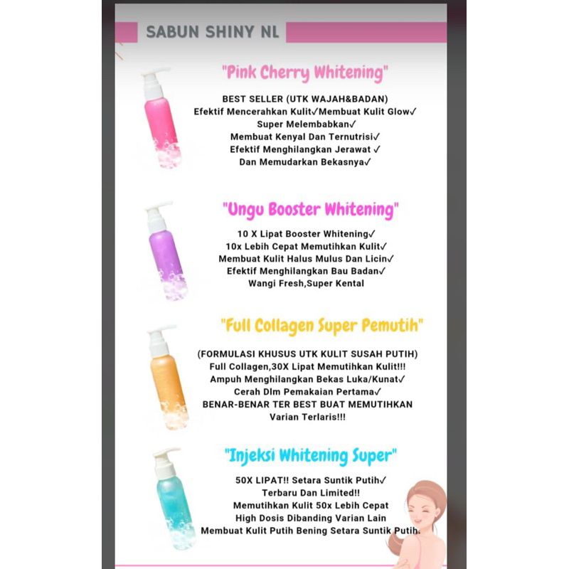 Shiny soap sabun mandi by NL