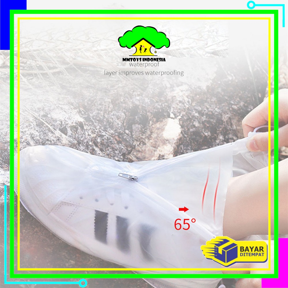 MI-C898 Pelindung Sepatu Anti Air Unisex Tahan Air / Jas Hujan Sepatu Waterproof / Cover Shoes Jas Hujan Mantel Tahan Air Dari Hujan