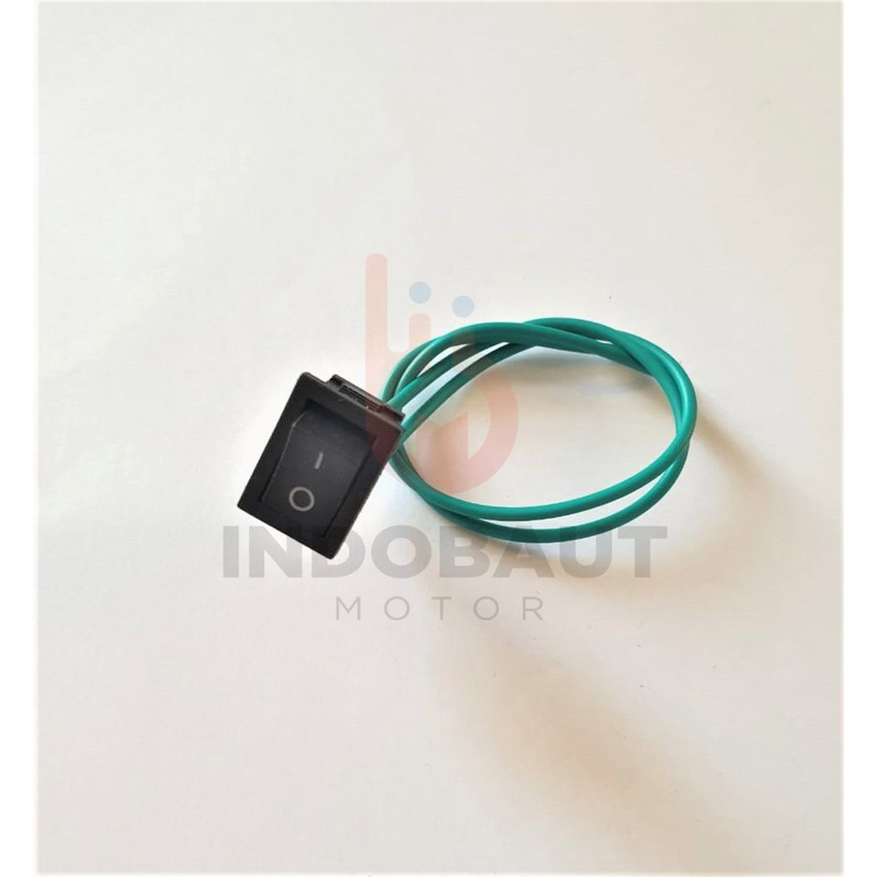 Saklar Switch Tombol On Off 2 Kaki Kabel Motor Universal