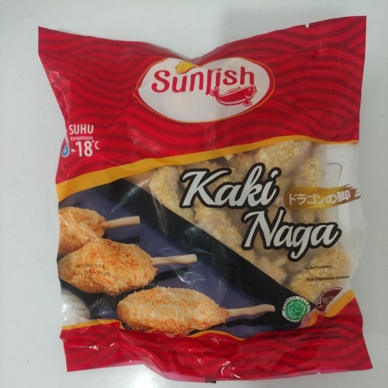 

SUNFISH Kaki Naga Olahan Ikan 500 gr