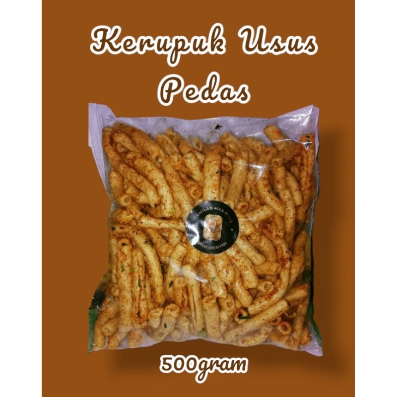 

KERUPUK USUS KAKAP DAUN JERUK PEDAS, GURIH, RENYAH 500 GRAM