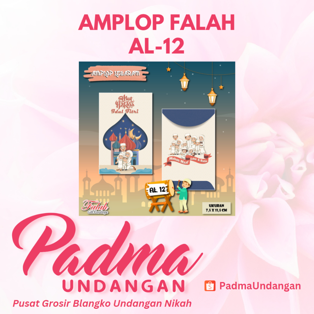 

Amplop Falah AL-12 | PadmaUndangan