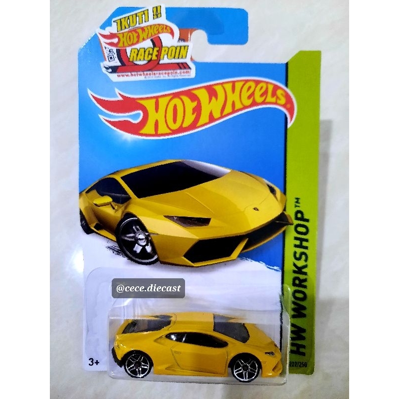 Hot Wheels Lamborghini Huracan LP 610-4 Kuning