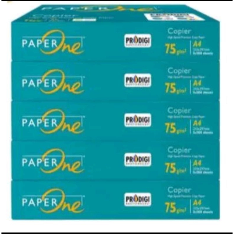

khusus gojek/ grab Kertas HVS A4 75gr kertas fotocopy print paperone box