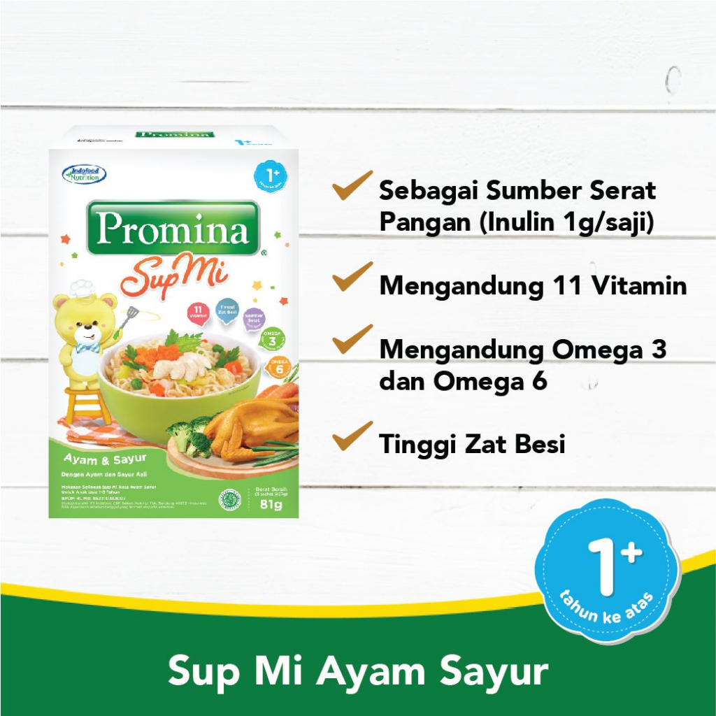 

PROMINA SUP MIE AYAM & SAYUR 81gr DAN SUP MIE DAGING & SAYUR 84gr