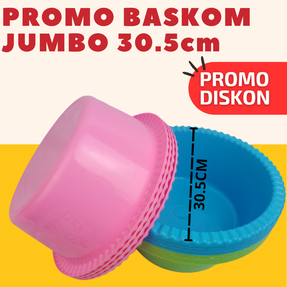 PROMO PAKET LUSINAN Baskom Waskom Wakul Ovj 16 Mangkok Besek /Waskom / Baskom Berkatan Wakul Nasi Hajatan Original Baskom Besar Jumbo Plastik Serbaguna Wadah Cucian Warna Murah Tebal