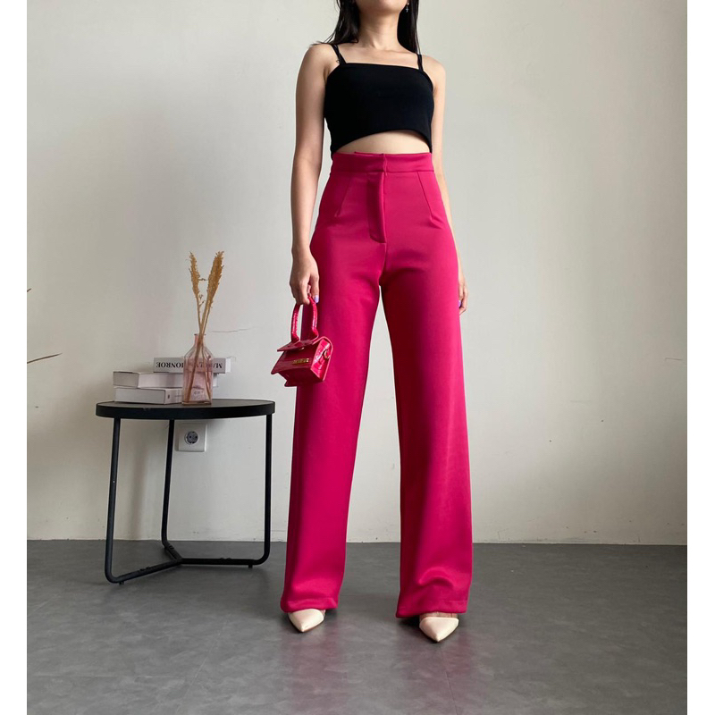 NANDA LONG PANT  / CELANA WANITA / OCLO OFFICIAL / CELANA PANJANG / CELANA KULOT PANJANG /