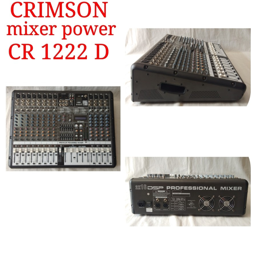 Power Mixer Crimson CR 1222D 12 Channel ORIGINAL