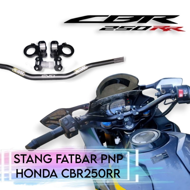 Stang Fatbar Plus Dudukan Stang Khusus Honda CBR250RR CBR 250 RR