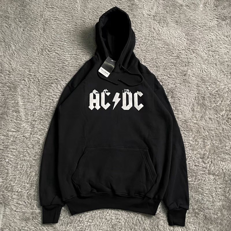 Sweatshirt Hoodie ACDC Black In Black Premium Distro Hoodie Sablon Terbaru High Qulity Premium Distr