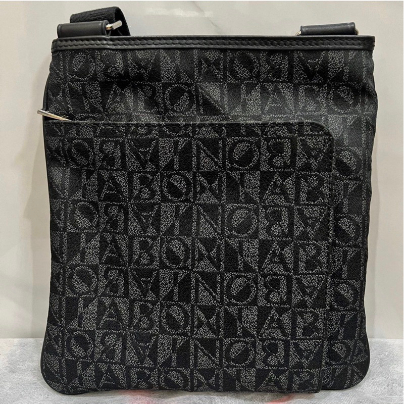 Tas selempang cowok monogram BONIA black ( preloved )