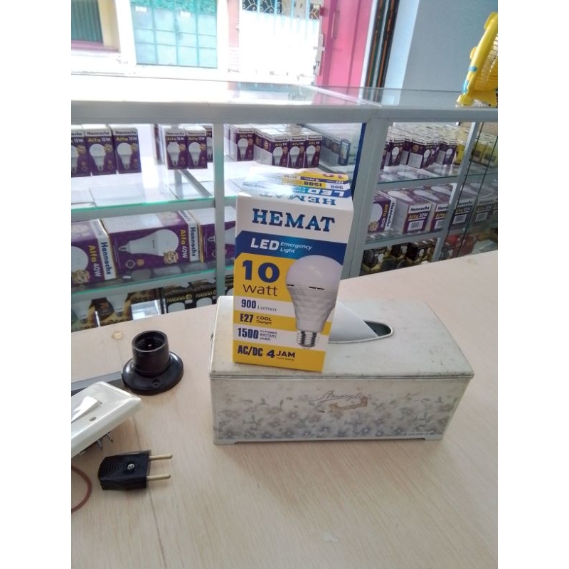 LAMPU LED EMERGENCY HEMAT 10W