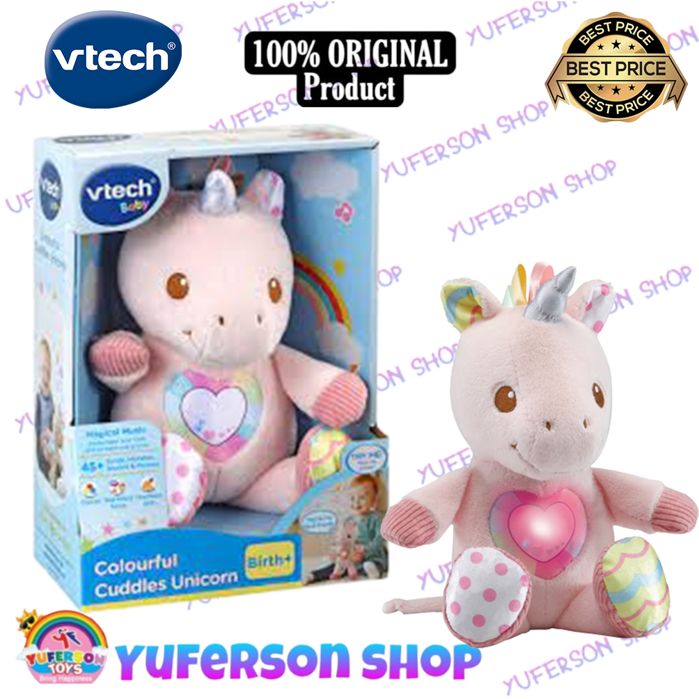 VTECH COLOURFUL CUDDLES UNICORN