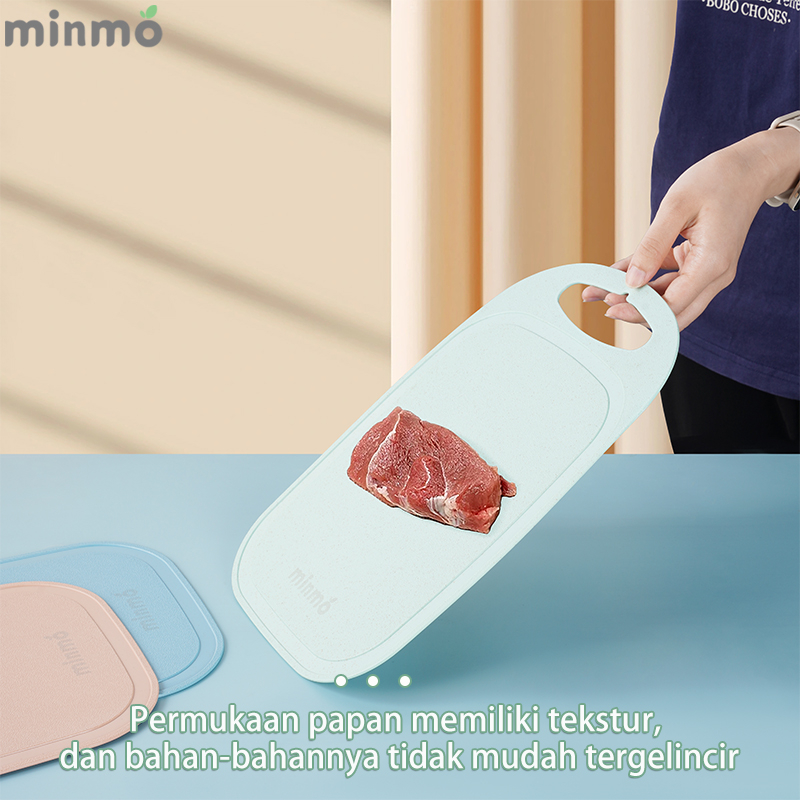 minmo Talenan Anti Slip Bahan PP Food Grade Jerami Gandum