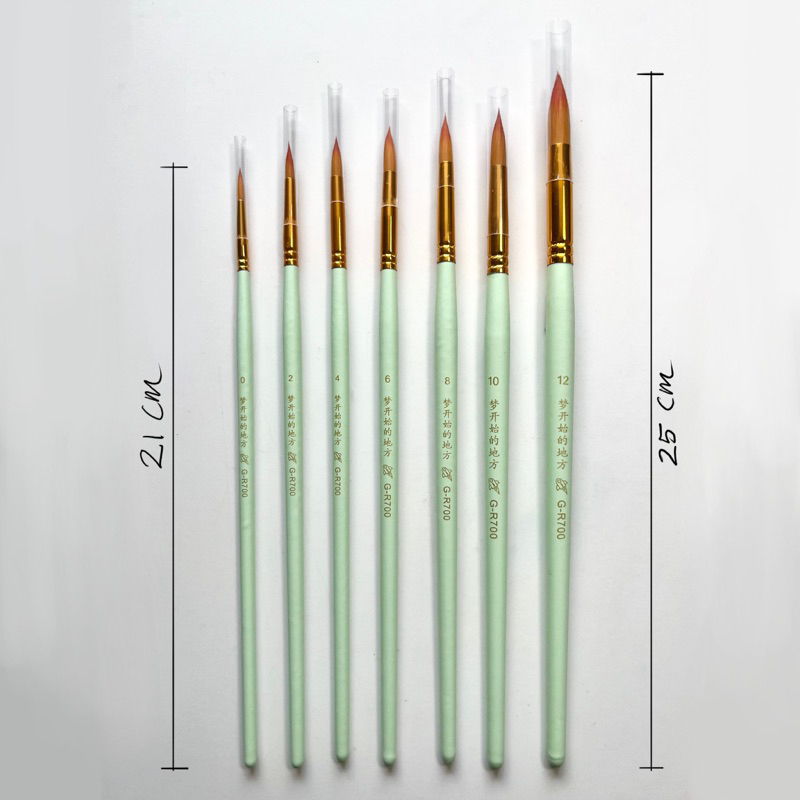 

Watercolor Brush Long Handle - Kuas Cat Air dan Gouache